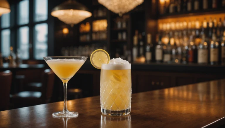 cocktail avec blanc d'oeuf