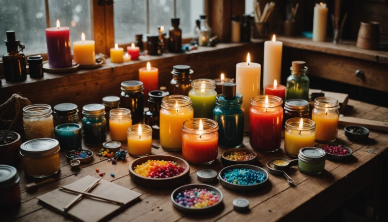 faire des bougies avec des restes