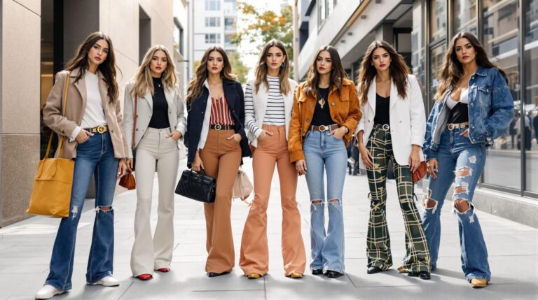look jean flare