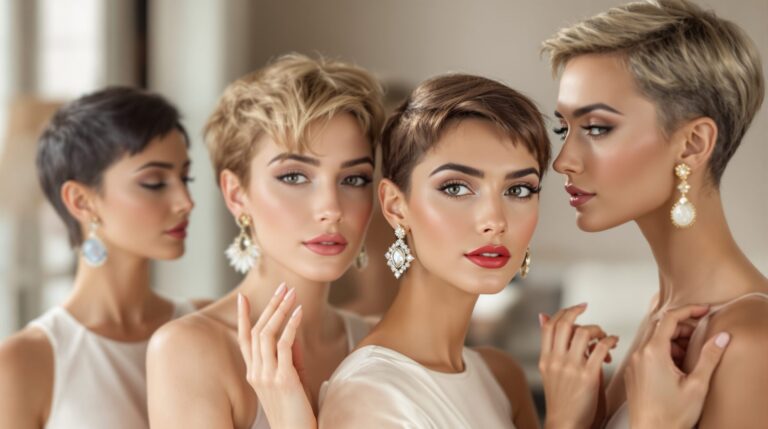 quelle boucle d oreille pour cheveux courts