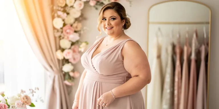 tenue temoin de mariage femme ronde