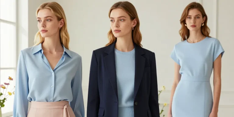 quel couleur va avec le bleu clair