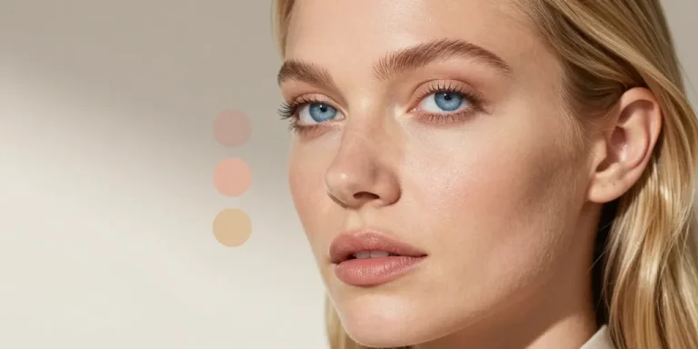colorimetrie blonde yeux bleu