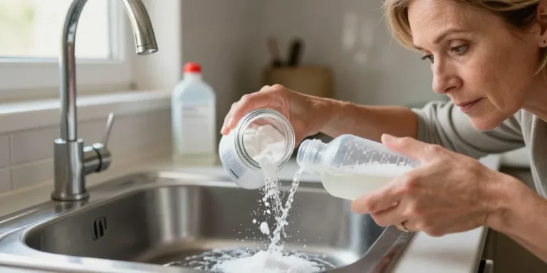 deboucher evier bicarbonate de soude et vinaigre blanc