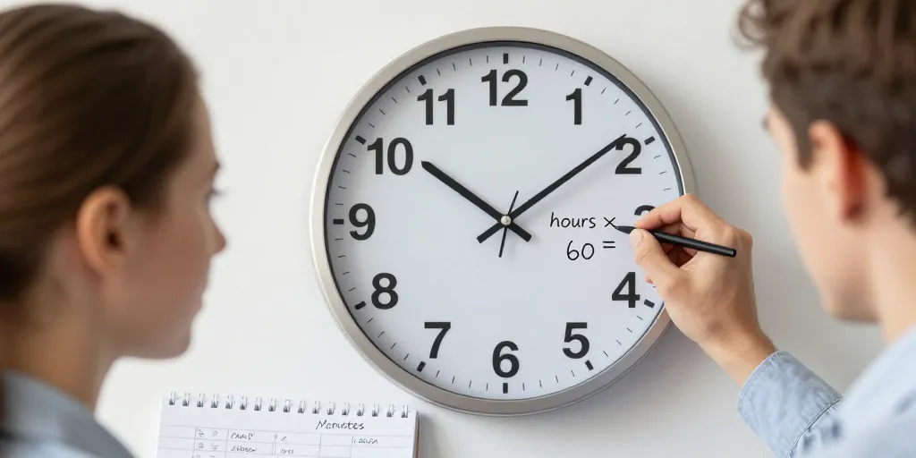 heure en minute