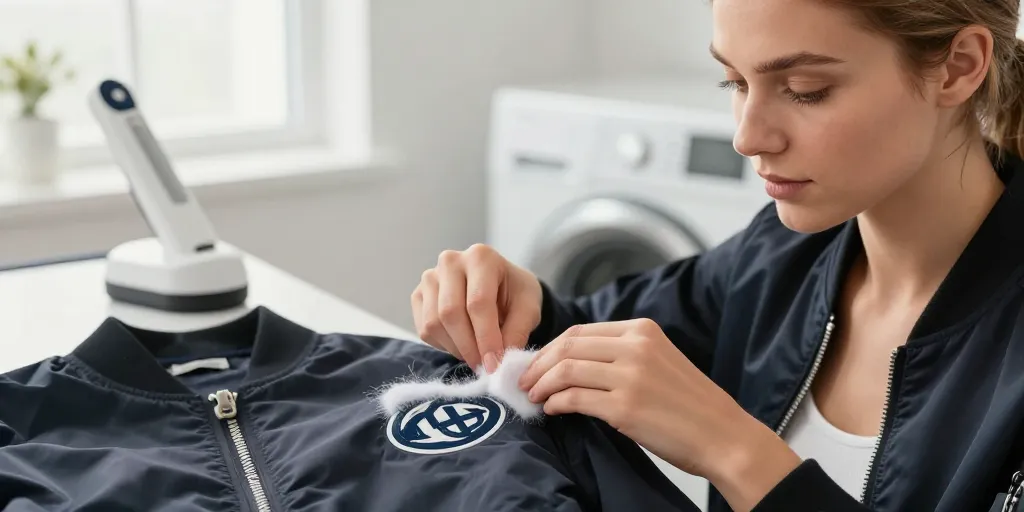 comment enlever un flocage sur une veste