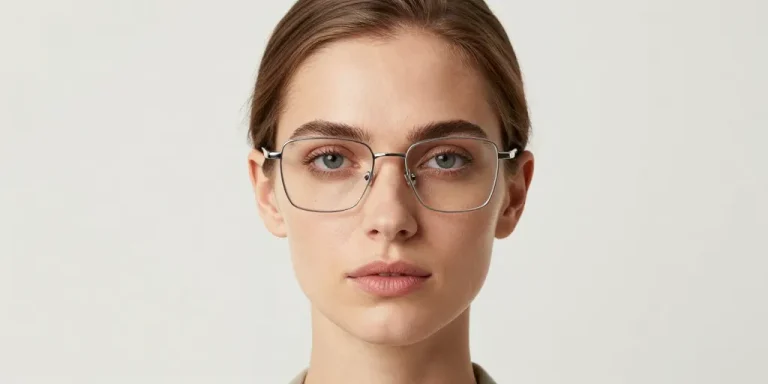 forme de visage et lunette
