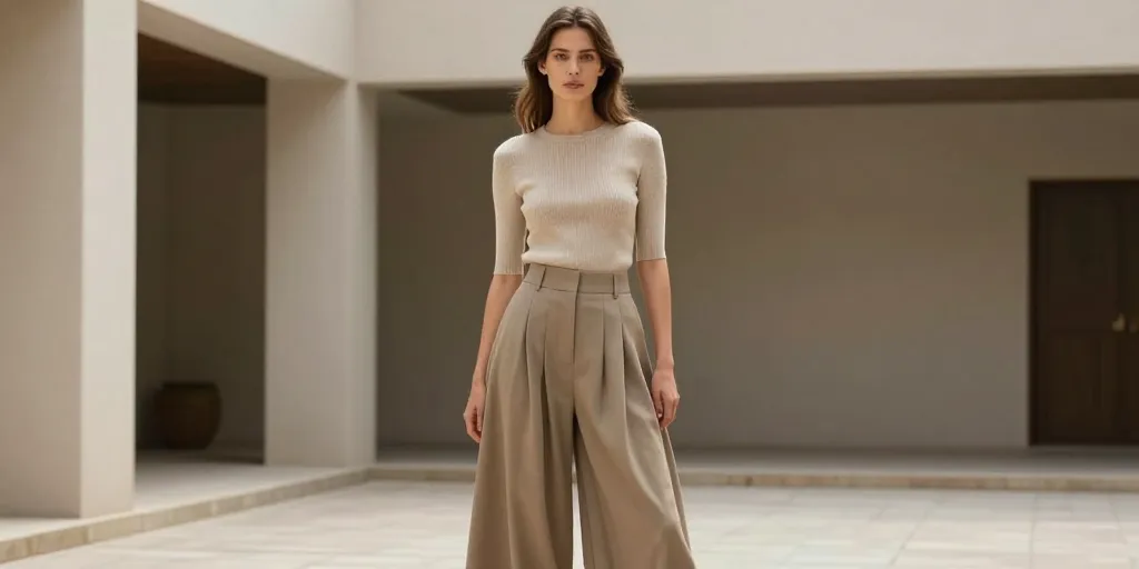 haut avec pantalon large