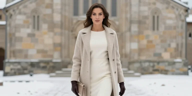 tenue baptême hiver femme