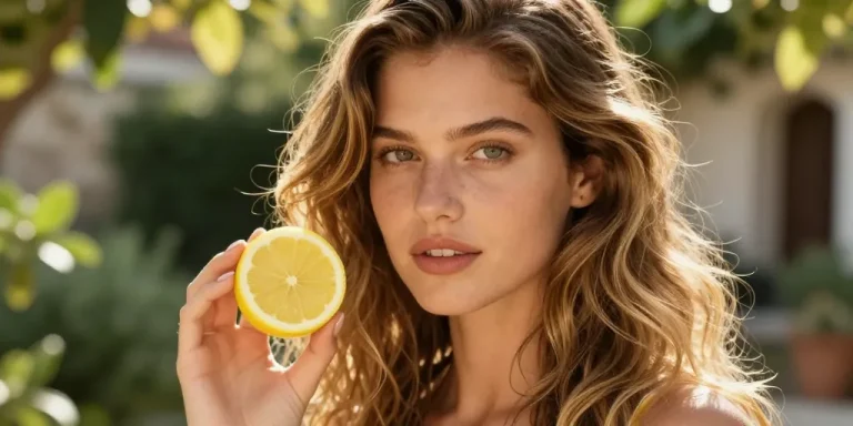 eclaircir cheveux avec citron