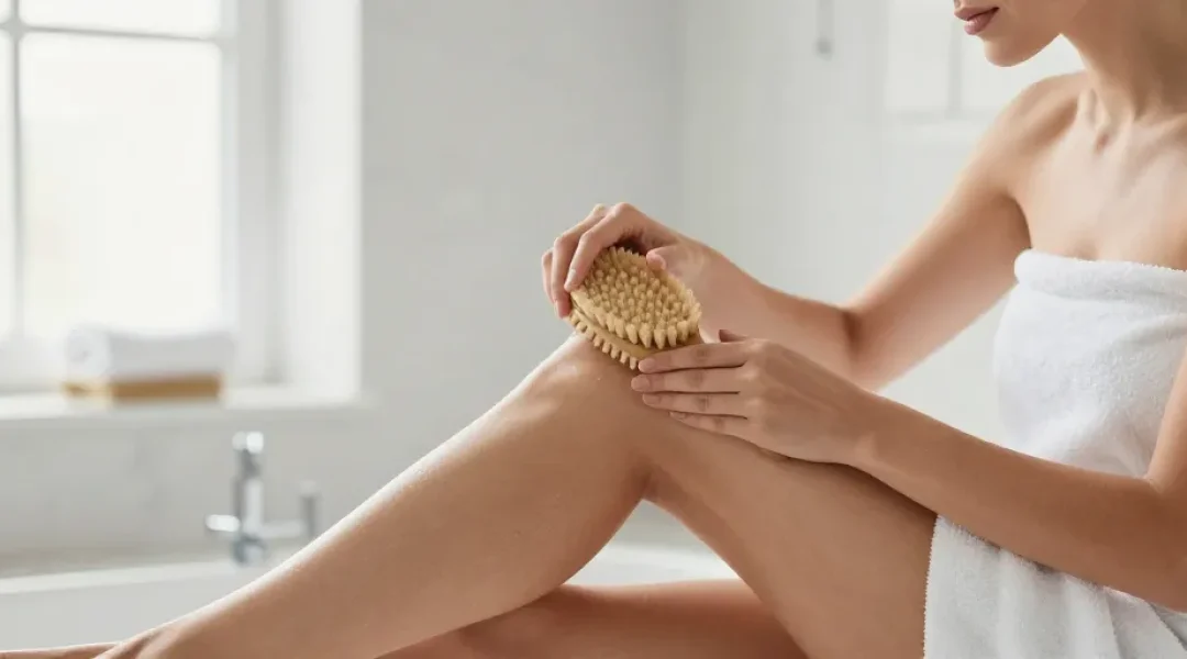 brossage a sec jambes
