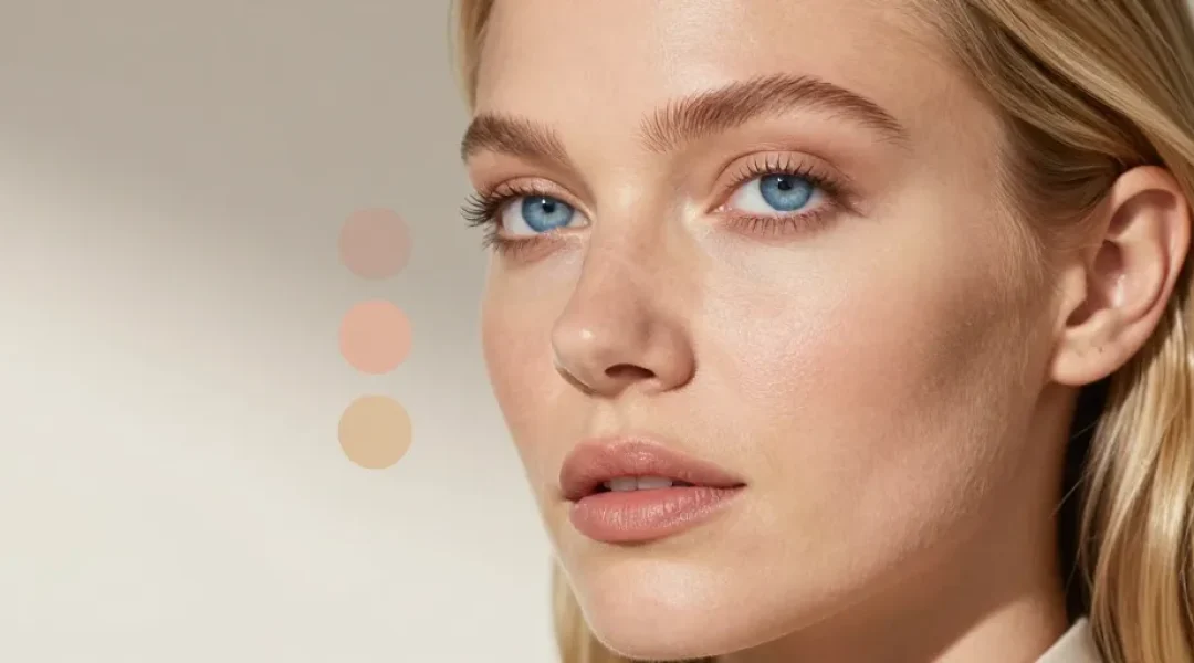 colorimetrie blonde yeux bleu