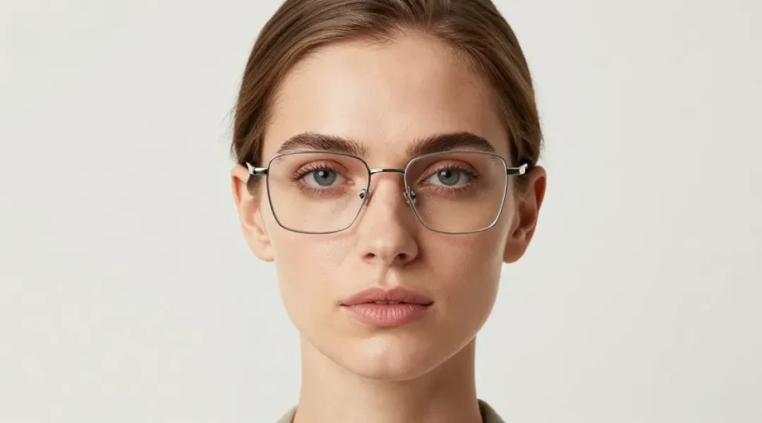 forme de visage et lunette