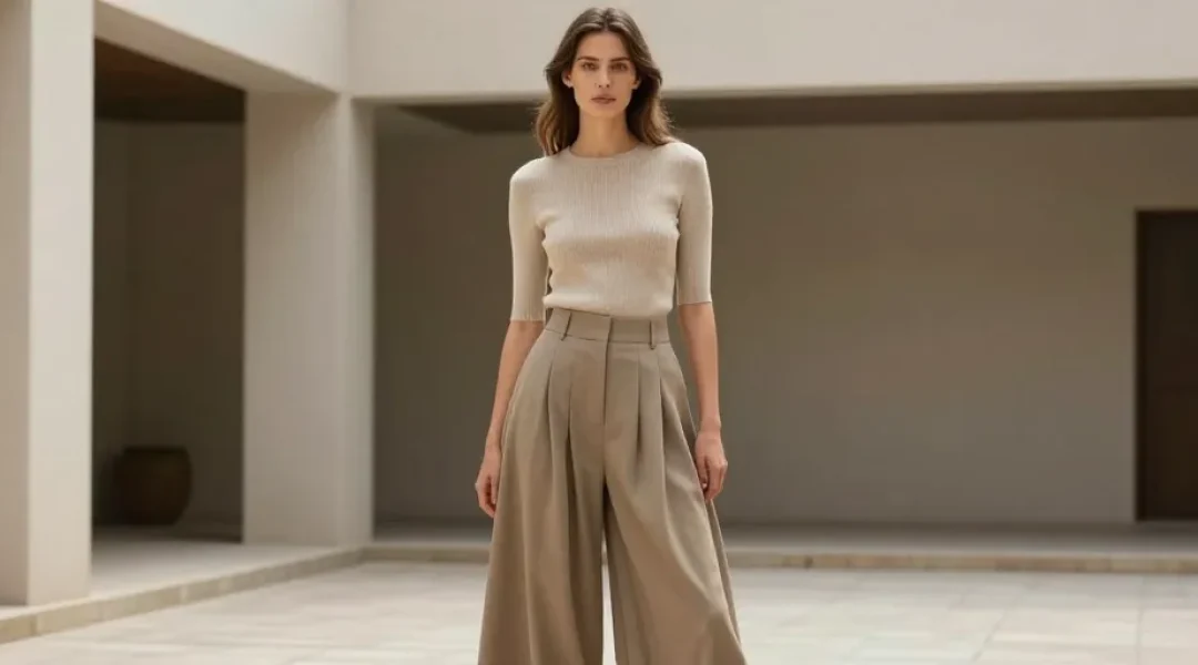 haut avec pantalon large
