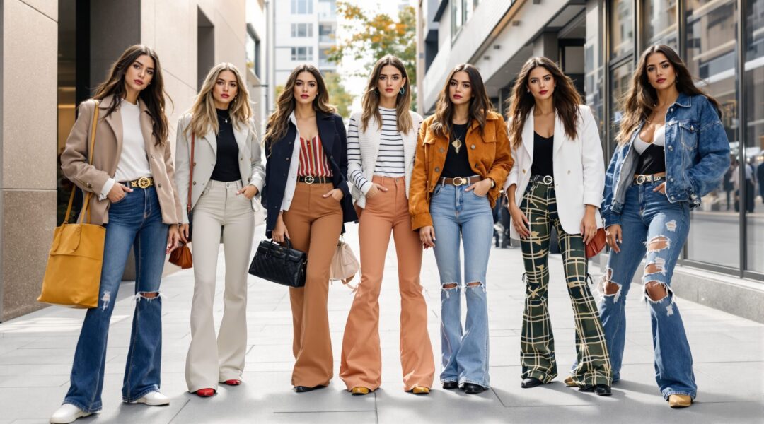 look jean flare