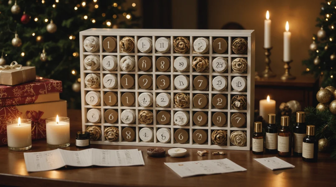 calendrier de l'avent cheveux bouclés
